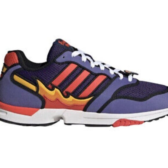 ZX 1000 THE SIMPSONS FLAMING MOES SNEAKERS ADIDAS ORIGINAL H05790 SIZE 7 NWT - Picture 9 of 13